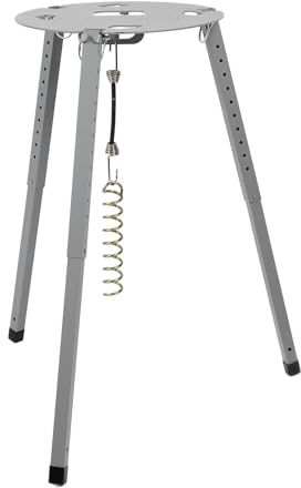ZJchao Support d'antenne Satellite Réglable pour Camping-car, Hauteur de 14,5 à 22 Pouces avec Réception de Signal Améliorée pour une Utilisation en Extérieur