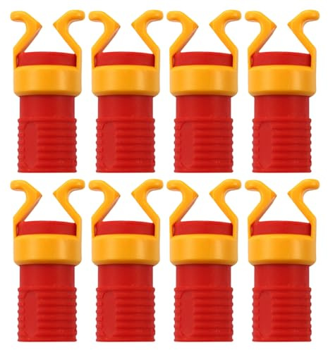 Gatuida 8pcs Plastic Screw Holder Clamp Universal Screw Sleeve Fixing Gripper for Woodworking DIY Workshop Hand Tool