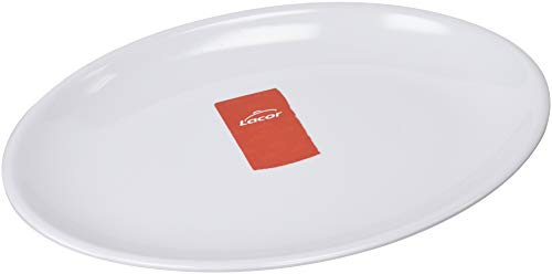 LACOR 62753 Ovale Platte aus Melamine 250 x 183 x 22 mm | Langlebiges Profi-Utensil; entwickelt für optimale Leistung und schnelle, unkomplizierte Reinigung in der Spülmaschine