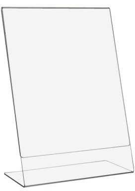 DIN A4 (210x297mm) L-Ständer/Werbeaufsteller im Hochformat aus Acrylglas - Zeigis®