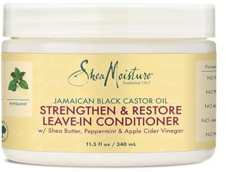 Sheamoisture Strengthen & Restore Leave-In Conditioner Jamaican Black Castor Oil, 340 ml