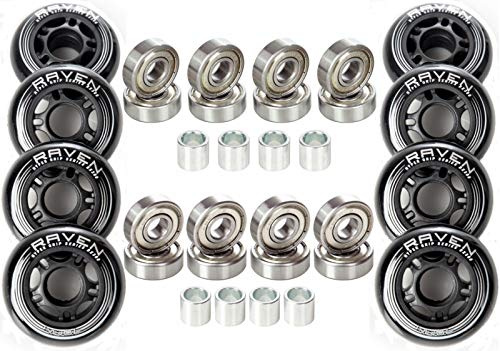 Raven Rollen für Inlineskates mit Kugellager Abec7/Abec9