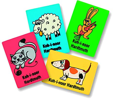 Koh-i-noor Hardtmuth Weichen Radiergummi 6200 Tiere, Radiergummis, Radiergummis & Korrigieren