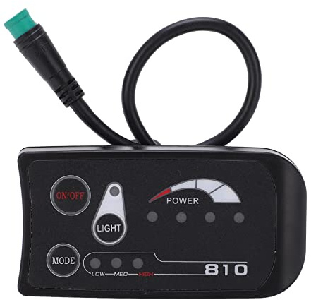 BuyWeek Elektrofahrrad LED Display, 36V 48V E-Bike LED Anzeigetafel Elektrofahrrad LED Anzeige Messgerät für die Modifikation von Elektrofahrräder