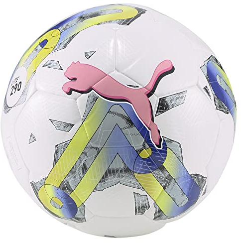 Puma Orbita 5 Hyb Lite 290 Trainingsbälle, White-Elektro Purple