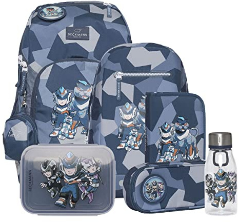 Beckmann Active Air FLX Schulrucksack Set 8tlg. (Tiger Race)