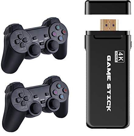 TMXKOOK Wireless Game Joystick Controller Console with 3500 Classic Games, HDMI Output, and Dual Player Support - 8 Bit Mini Retro Gaming Experience