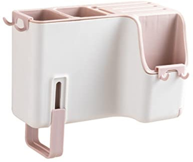 Messerblock ohne Messer Messerhalter Kreatives Küchenmesser-Aufbewahrungsregal Insert Knife Scissors Organizer Wandmontiertes Werkzeug Organizer für Küchenmesser ( Color : Rosa , Size : 23.5*11.5*15.2