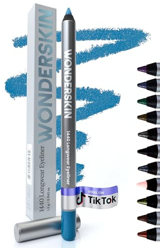 Wonderskin Eyeliner Stift - Wasserfest und Langhaftend | Wasserfeste, wischfeste Formel für präzise, lang anhaltende Definition
