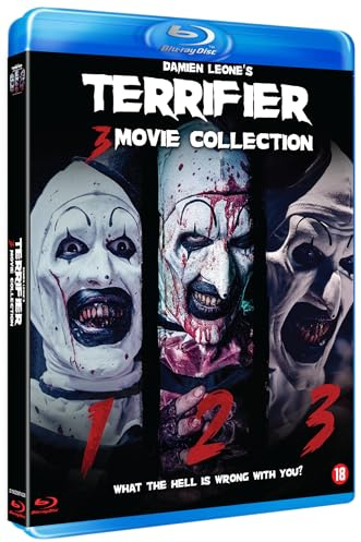 Terrifier 1 - 3 Movie Collection (Blu-ray) Import, Uncut.