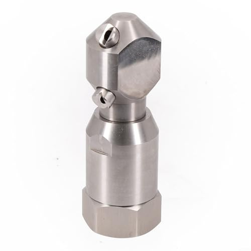 Stainless Steel Tank Cleaning Nozzle 360 Degree Rotating Spray Head For Pipeline Inner Wall Washing High Pressure Shower Cleaner 1/2 Inch