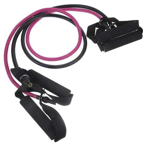 KICHOUSE 2 Pièces Lot de Tubes Exercice Élastiques Cordes De Résistance pour Entraînement avec Poignées Et Fixation De Porte pour Fitness Et Yoga