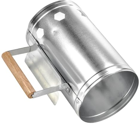Gatuida Holzkohle-kaminstarter Holz Mit Hitzebeständigem Griff Und Wärmedämmschicht Für Grills Kamine Und Lagerfeuer Exquisites Design Mit Luftlöchern Für Schnelles Und Gleichmäßiges Anzün