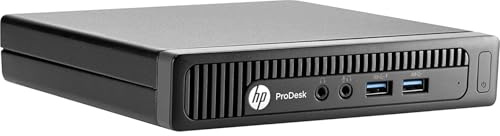 HP Mini PC Desktop-Computer ProDesk 400 G1, Prozessor Intel Core i7‑4765T, Arbeitsspeicher 16 GB, SSD-Festplatte 240 GB, Windows 11 Pro (Generalüberholt)