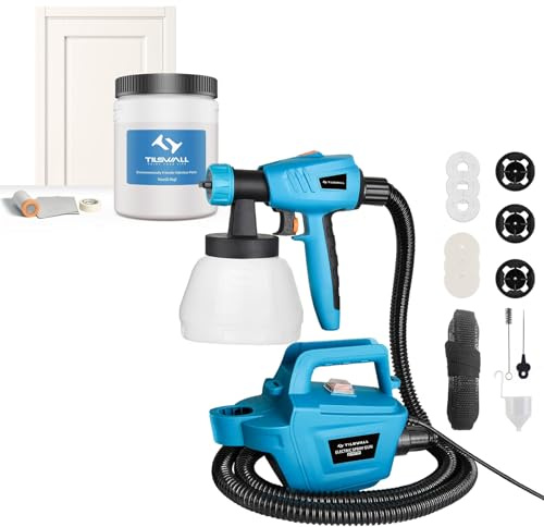 Tilswall 800W Pistolet a Peinture,TILSWALL Peinture sans Dilution