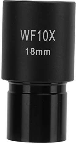 Fafeicy Mikroskopokular, Vidvinkelokular med Hög Ljustransmittans, 23 Mm Diameter, Idealiskt för laboratorie- och Biologiska Observationer (WF10X)
