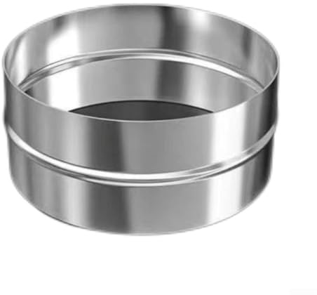 HavenlyCove Stainless Steel Exhaust Pipe Extension Connector for Range Hood Chimney Flue Pipes Offering Secure Fit and High Temperature Resistance (160)
