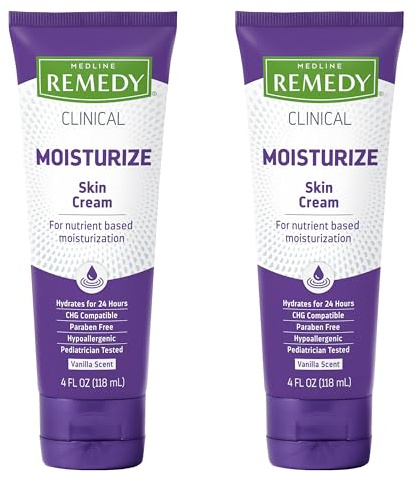 Medline Remedy Phytoplex Nourishing Skin Cream Moisturizer, 4 Fl. Oz (Pack of 2)