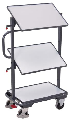 VARIOfit ESD Beistellwagen mit 3 ESD Böden neigbar