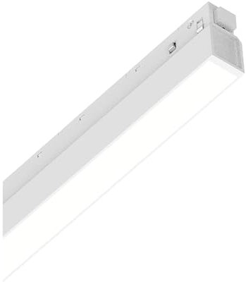 IDEAL LUX Sistema luce binario EGO WIDE 26W 3000K ON-OFF WH, Sistema a rotaia, Illuminazione modulare, Dispositivo su binario, 112x2h4 cm, Bianco