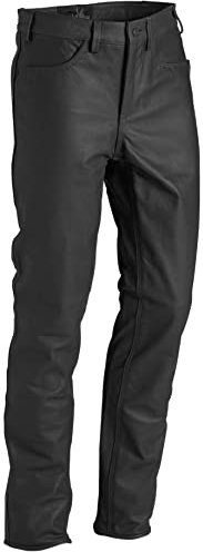 La Chasse Jagd Lederhose aus Büffelleder für Herren strapazierfähig Büffellederhose Jagdlederhose Jagdhose von Oefele Jagdbekleidung (as3, Numeric, Numeric_56, Regular, Regular, Schwarz)