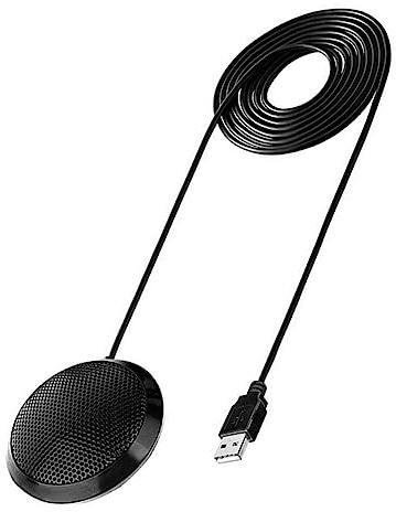 Parliky USB Kondensatormikrofon für Computer und Laptop, Schwarz | Metallgehäuse, USB Anschluss, 48 Khz/16 Bit Aufnahme, 20 Hz bis 20 Khz Frequenzgang