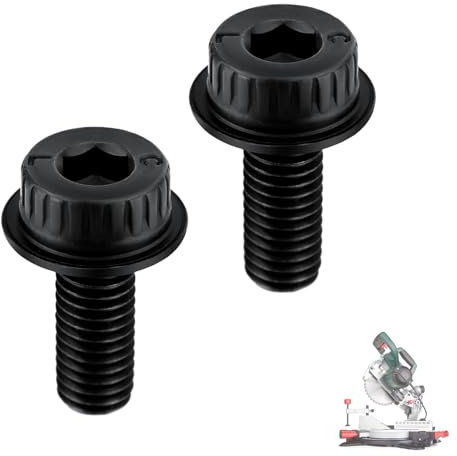 2pcs Miter Saw Blade Bolts, N600011 Miter Saw Blade Bolt Replacement Miter Saw Accessories Bolts Compatible with Miter Saw Model Series