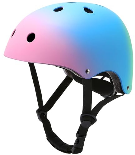 Kinder Fahrradhelm, Kinder Helm für Mädchen Jungen, Multi-Sport Schutz für Radfahren Skateboard Roller Skaten