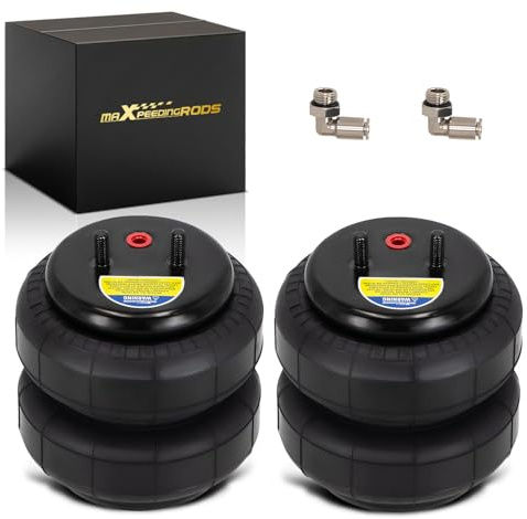 maXpeedingrods Paquete de 2 bolsas de resorte de aire de repuesto para bolsas de suspensión neumática Firestone 6781 de repuesto W21-760-6781