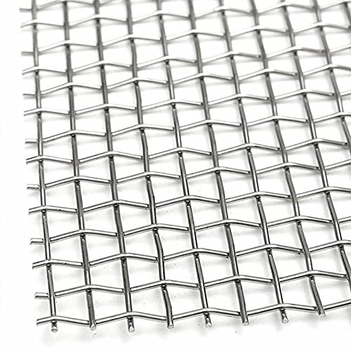 JWOO 30 x 30 cm Siebplatte, Filterdrahtgeflecht aus Edelstahl, gewebtes Metalldrahtgeflecht, Maschenweite 4-400, zur Reparatur und Befestigung des Metallvorderteils(8)
