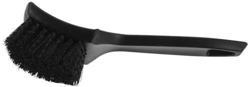 Ciieeo Brosse Multifonction pour Pneus et Tapis de Voiture Noir, Poils Robustes en Polypropylène, Poignée Ergonomique, Nettoyage Intérieur et Extérieur Voiture, Entretien Automobile