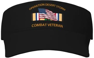 Baseballkappe Operation Desert Storm: Kampfveteran Ultimate Sportmütze Verstellbar Klassische Strandhut, Für Kletter, Wandern, Sport, 52-63cm