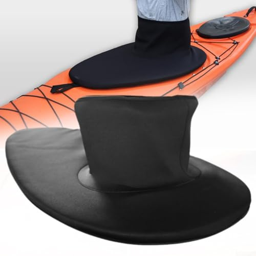 DAZZLEEX Per KAYAK Gonna Spray Impermeabile Copertura Pozzetto Canoa Barca Protezione Con Cintura Elastica 90X52cm