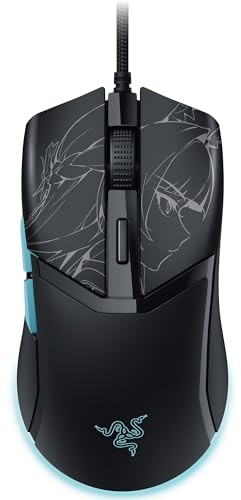 Razer Cobra Wired Gaming Mouse: 58g Lightweight - Gen-3 Switches - Chroma RGB Lighting Underglow - 8500 DPI Optical Sensor - 100% PTFE Mouse Feet - Speedflex Cable - Zenless Zone Zero Edition | Gen-3 Optical Switches, Chroma RGB Lighting Underglow, 8500 DPI Optical Sensor, 100% PTFE Mouse Feet, Speedflex Cable
