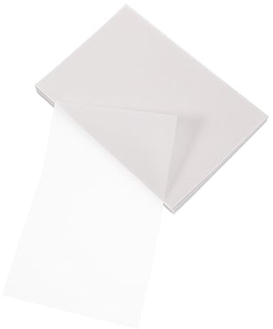 HAPINARY Transferpapier Zeichentransferpapier 400 Blatt 15x10cm Weiß 2 Pakete Professionelles Einseitiges Transparentpapier Für Holz Keramik Metall Selbstgemacht Zeichen Übertragung