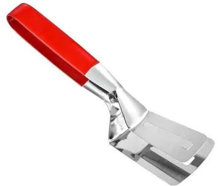 Nikou Pinzas de cocina, abrazaderas gruesas de acero inoxidable multiusos para carne, espátula de abrazadera para barbacoa, volteador de carne frita, ideal para asar y cocinar, 12 pulgadas de largo