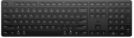 HP 490K Tastiera Wireless Multidispositivo, Connessione Bluetooth e USB, Tasti Silenziosi e Programmabili, 22 Tasti, Tasto Copilot, Compatibile con Windows, macOS, iOS, Android, QWERTY Italiano, Nero