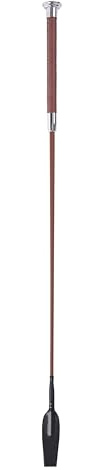 HV Polo Springgerte HVPLuxury Leather Jumping Whip 65cm