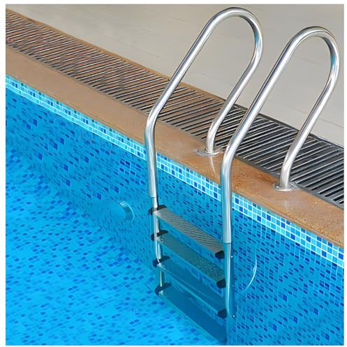 Poolstege ovanför marken med snabb installationsbas, lastkapacitet 250 kg, lämplig för inomhus- och utomhusvattenparker