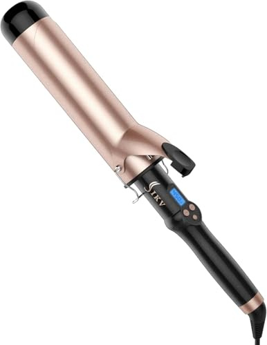 50mm Extra Large Curling Tong Long Barrel,Dual Voltage 100-240V,Beach Waves