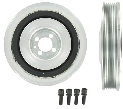 SKF Kurbelwellenriemenscheibe VKM 93203 Höhe 77 mm Länge 180 mm Breite 180 mm - OE Qualität | Kompatibel mit: ALFA ROMEO 146, 147, 156, 156 Sportwagon, 159, 159 Sportwagon, BRERA, GIULIETTA, GT, MITO, SPIDER, FIAT 500L