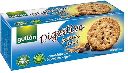 Gullón Galleta Avena Chocolate Digestive, 425g