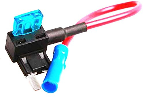 Mintice™ 12V 24V Auto LKW Mini Flachsicherungsadapter Sicherungshalter für Spannungsabgriff KFZ Flachsicherungen Autosicherungs