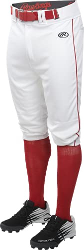 Rawlings Herren Hose Launch Series Baseball Pants | Knicker Fit | Adult Sizes | Piped | Multiple Colors