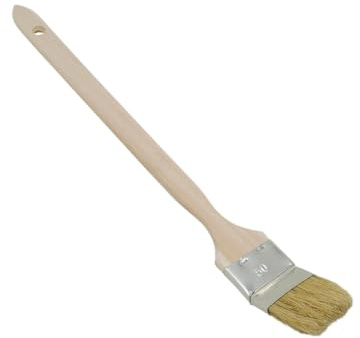 Handelskönig Heizkörperpinsel 50 mm Langpinsel Eckpinsel Streichwerkzeug Pinsel Malerpinsel helle Borste