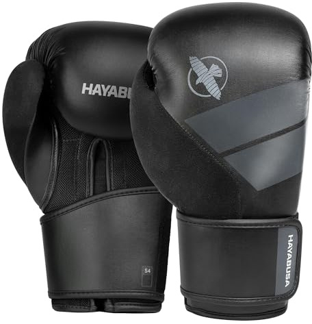 Hayabusa S4 Boxing Gloves for Men and Women - Black, 10oz