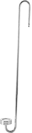 Aquarium CO2 Diffusor Aluminiumlegierung CO2 Diffusor Aquarium CO2 Zerstäuber mit U-förmigem Verbindungsrohr für Aquarienpflanzen Zubehör