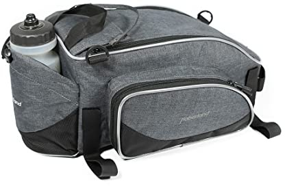 Haberland Gepäckträgertasche-2179423801 Gepäckträgertasche Grau/Schwarz 39x17x23 cm