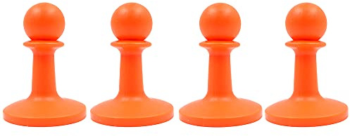 Tiardey 4-pack tältkombinations kit, tältstänger blixtskydd tält presenningsgrepp för camping vandring backpacker – röd