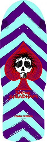 Powell Peralta Skateboard-Brett/Deck, Steadham Spade, Violett/Aqua, Old School Neusue